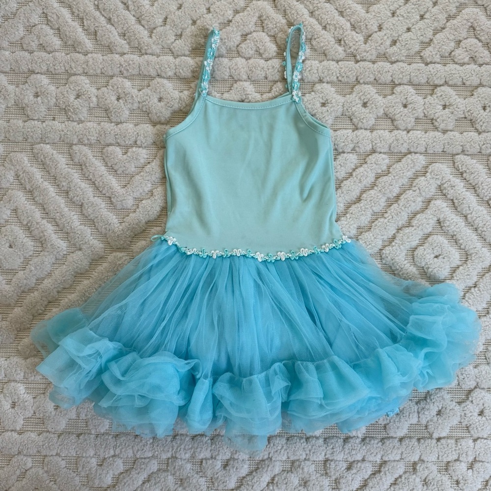 Princess Expressions Blue Tutu Dress Up Dress size Medium (2T?) ~PLAY CONDITION